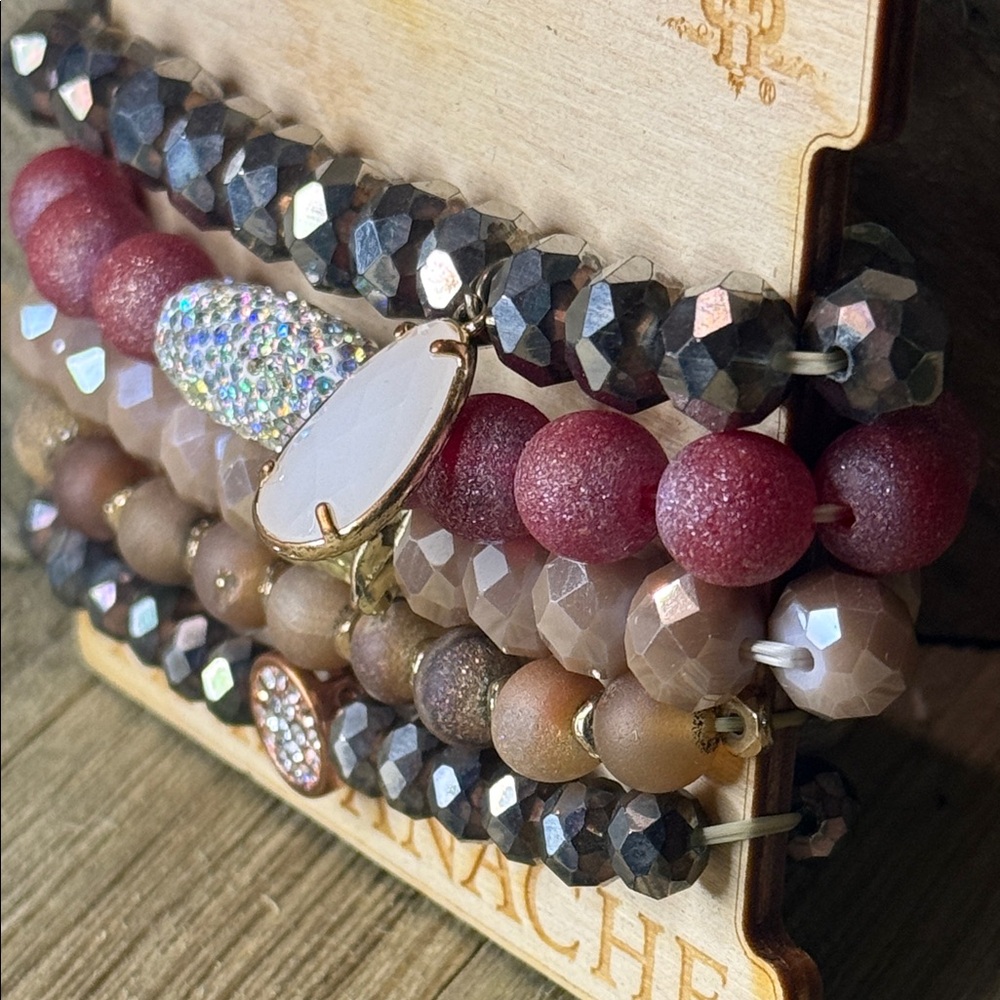 Pink Panache Rosalie Beaded Bracelet Stack - Picture 2 of 7